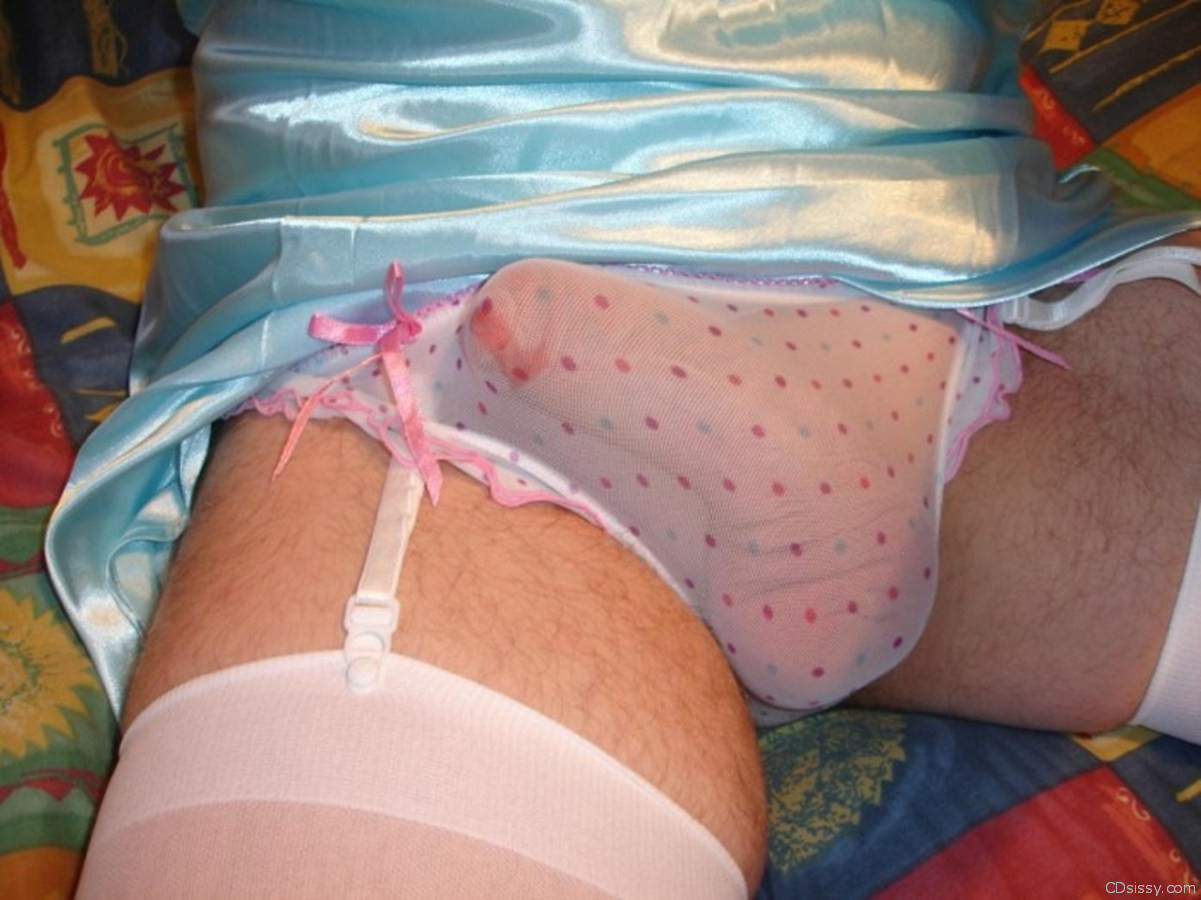 Enjoy 42 hot photos of random guys wearing female lingerie! your CD or siss...