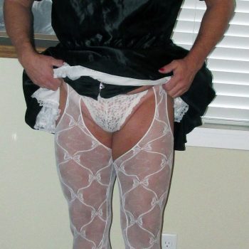 Sharigurl-Sissy-French-Maid-Uniform-Lifted-white-lace-panties-350x350  