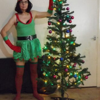 chris-ellis-black-haired-elf-with-xmas-tree-7406d191-350x350  