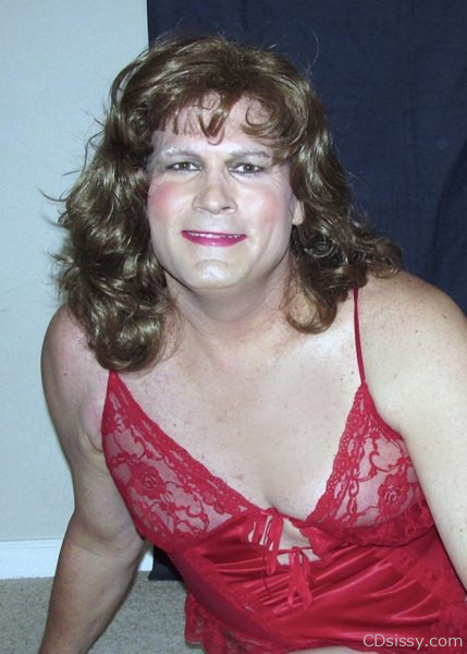 Sharigurl Red Teddy sitting 1-1-2015