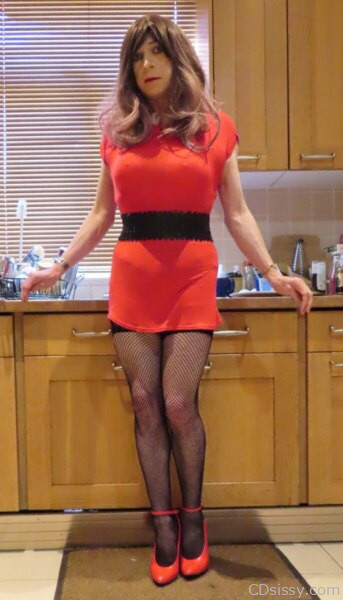 My Red Dress for Clubbing
