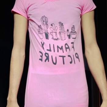 Femboy in Pink T-shirt