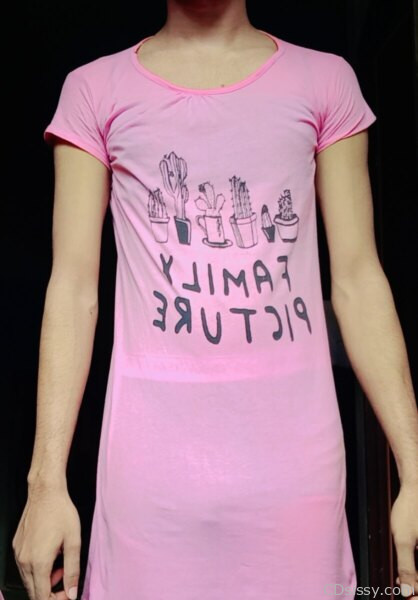 Femboy in Pink T-shirt